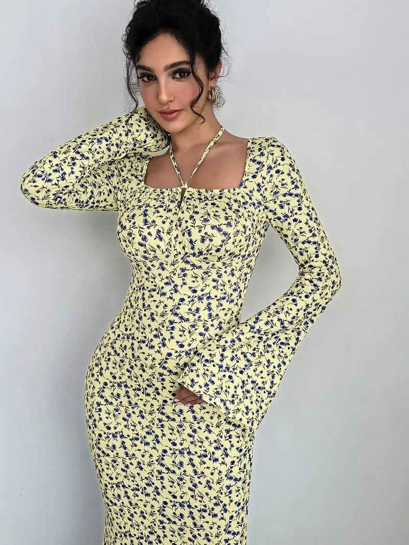 Floral Mermaid Dress
