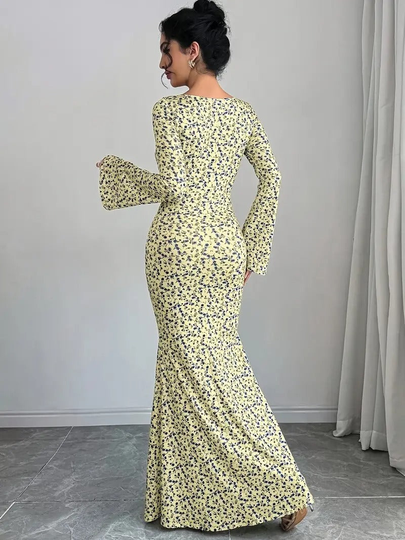 Floral Mermaid Dress
